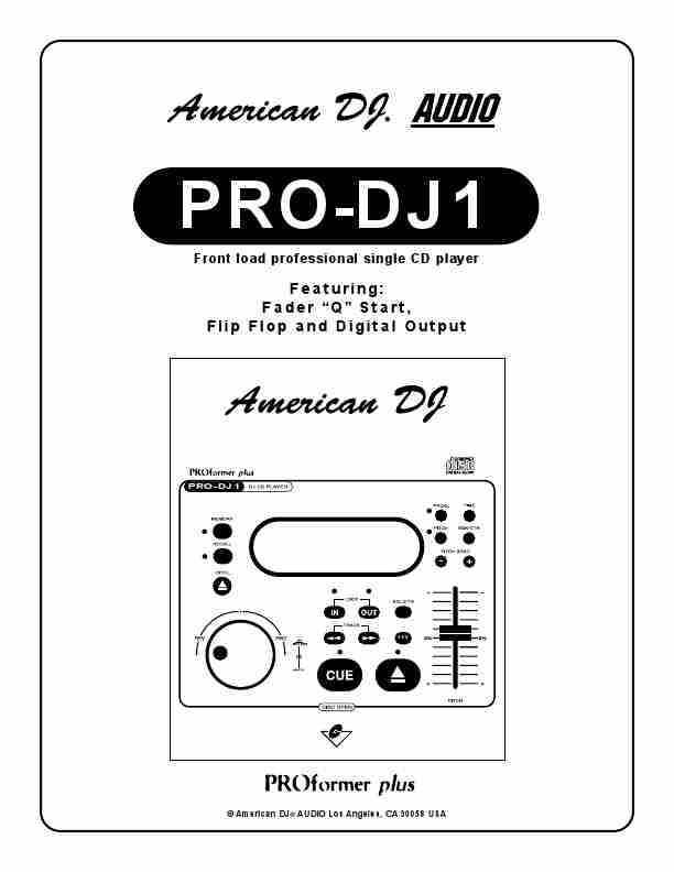 American DJ CD Player PRO-DJ1-page_pdf